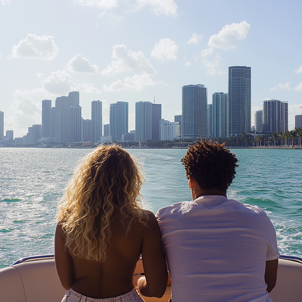 Enjoy stunning views o the skyline on a cruise around Miami. 